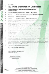 ATEX-certificaat